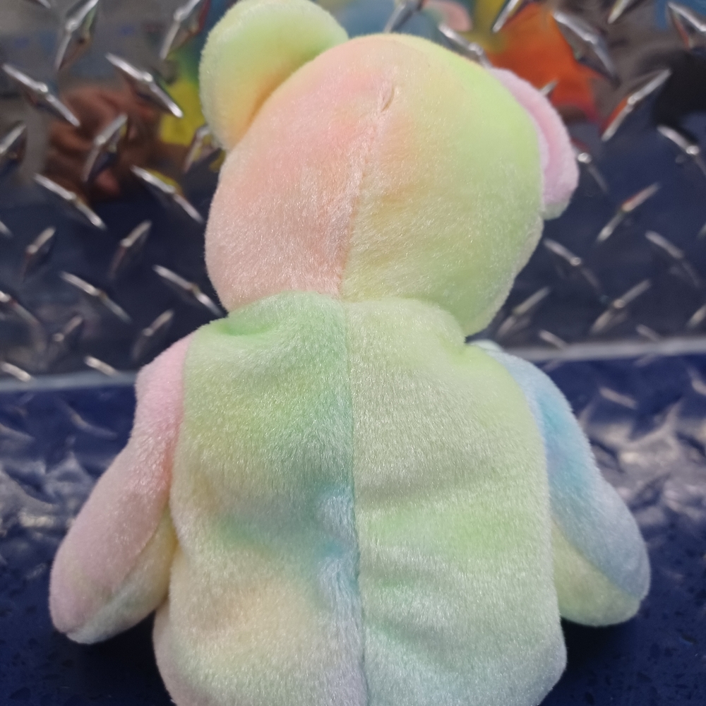 -Birthday Bear  “BB Bear” TY Beanie Baby – 1999 Original, RARE - Picture 3 of 10